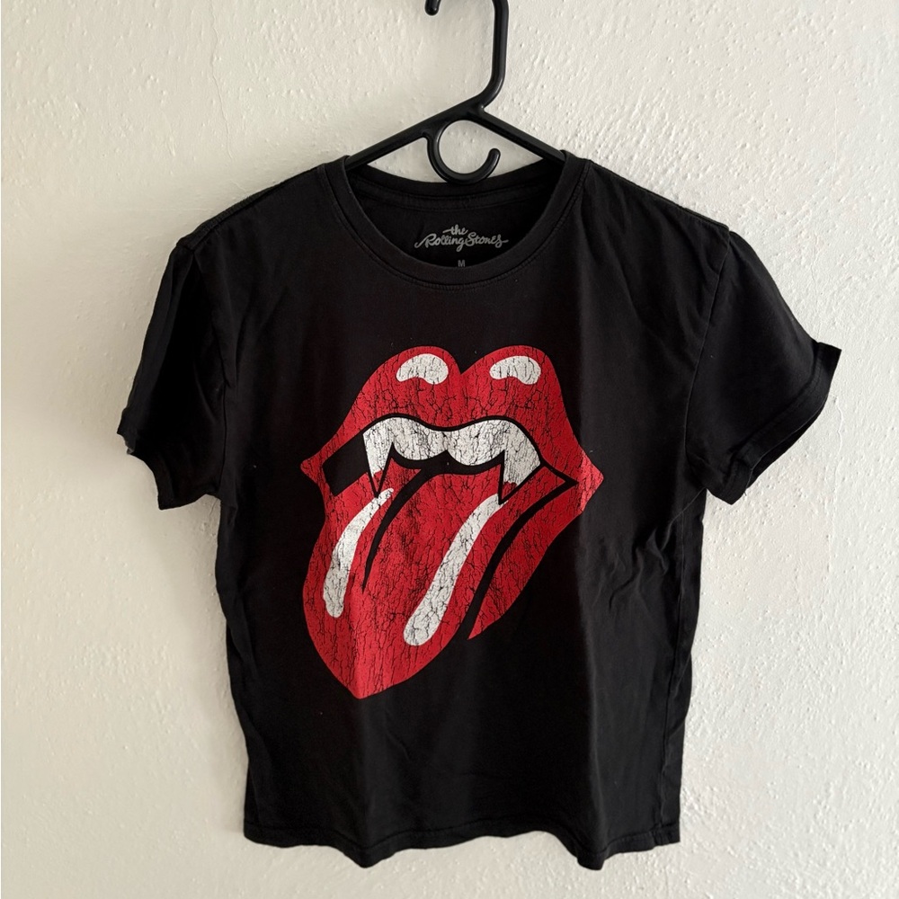 The Rolling Stones Kids Black and Red Tee